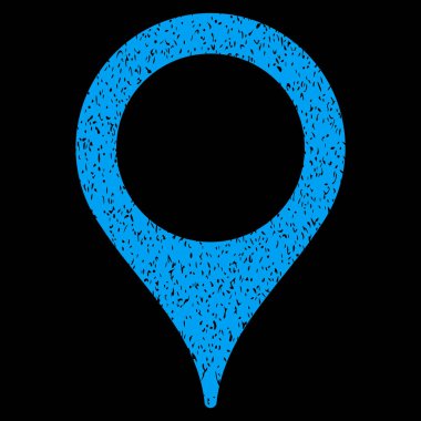 Harita işaretçi grenli doku simgesi