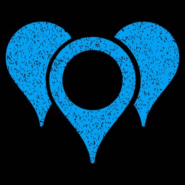 Harita işaretçiler grenli doku simgesi