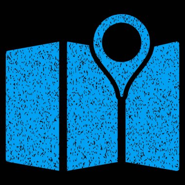 Harita grenli doku simgesi