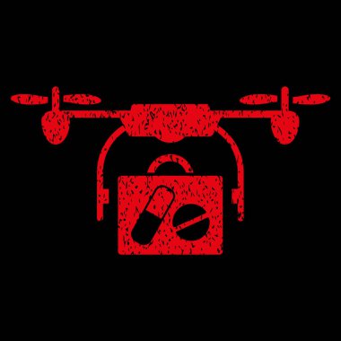 Airdrone eczane teslim grenli doku simgesi