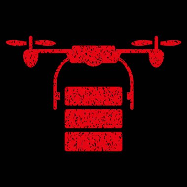 Kargo uçağı grenli doku simgesi