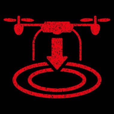 Uçağın iniş grenli doku simgesi