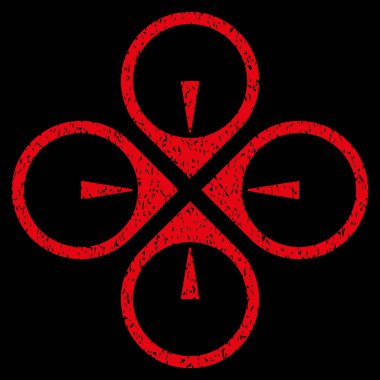 Sinek dron grenli doku simgesi