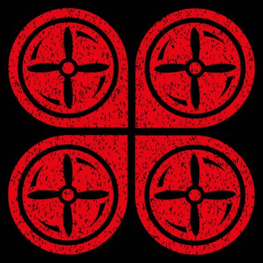 Nanocopter vida Rotaion grenli doku simgesi