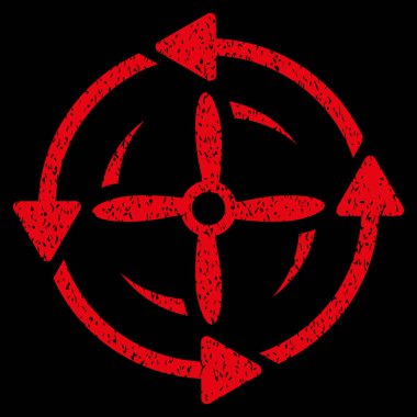 Vida döndürme grenli doku simgesi