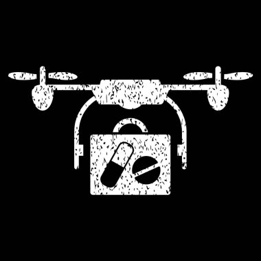 Airdrone eczane teslim grenli doku simgesi