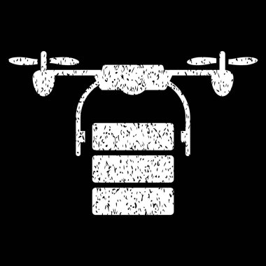 Kargo uçağı grenli doku simgesi