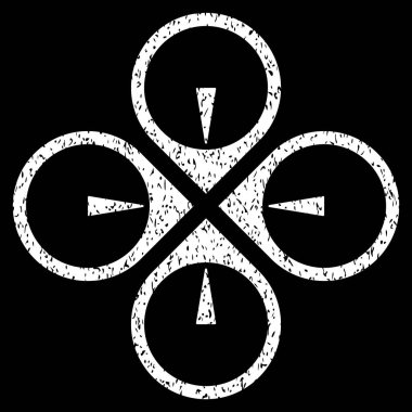 Sinek dron grenli doku simgesi