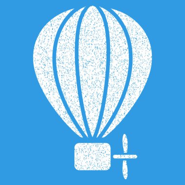 Aerostat balon grenli doku simgesi