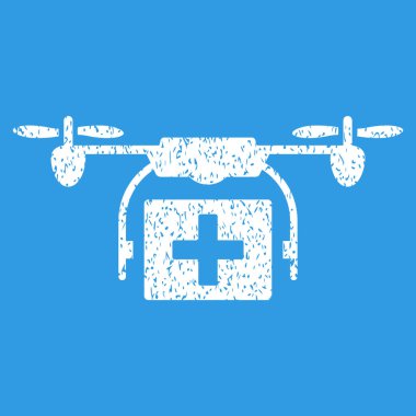 Ambulans uçak grenli doku simgesi
