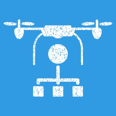 Drone dağıtım grenli doku simgesi