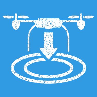 Uçağın iniş grenli doku simgesi