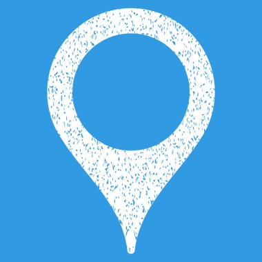 Harita işaretçi grenli doku simgesi