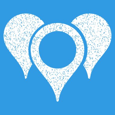 Harita işaretçiler grenli doku simgesi