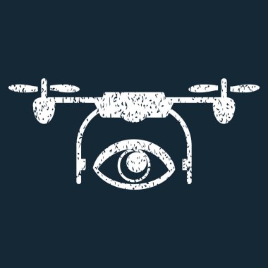 Göz Spy Drone grenli doku simgesini