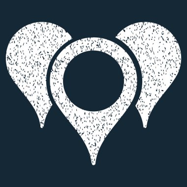 Harita işaretçiler grenli doku simgesi