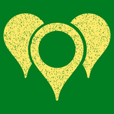 Harita işaretçiler grenli doku simgesi