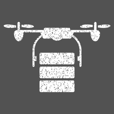 Kargo uçağı grenli doku simgesi