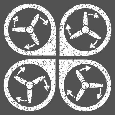 Helikopter vida döndürme grenli doku simgesi