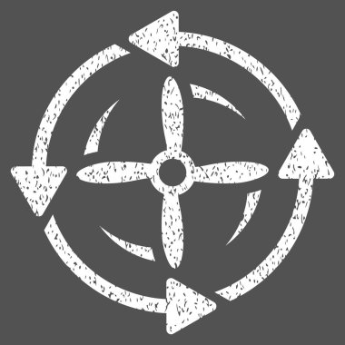 Vida döndürme grenli doku simgesi