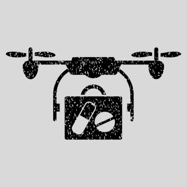 Airdrone eczane teslim grenli doku simgesi