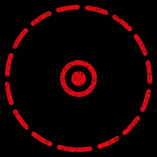 円形領域粒子の粗いテクスチャ アイコン — ストックベクタ