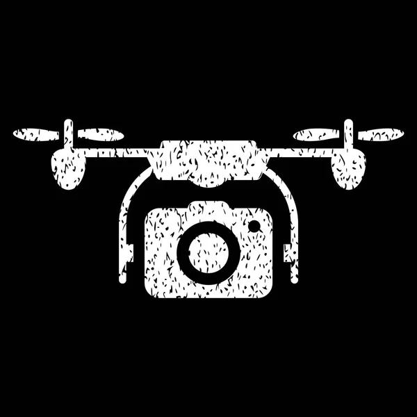 Câmera Drone Grainy Texture Icon — Vetor de Stock