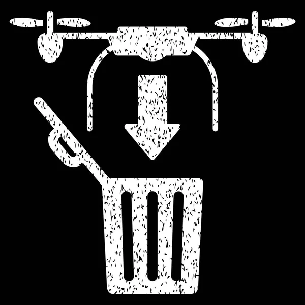 Drone açılan çöp grenli doku simgesi