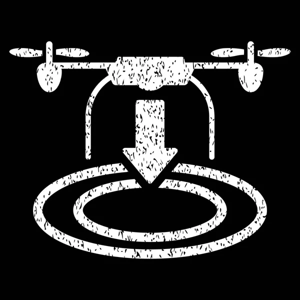 Uçağın iniş grenli doku simgesi