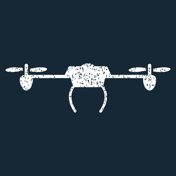Pictogram van de korrelige textuur van de drone — Stockvector
