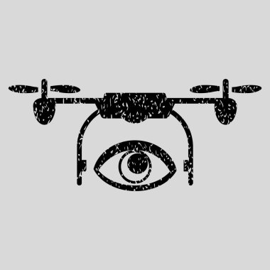 Göz Spy Drone grenli doku simgesini