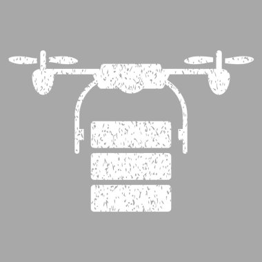 Kargo uçağı grenli doku simgesi