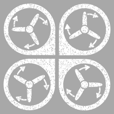 Helikopter vida döndürme grenli doku simgesi