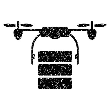 Kargo uçağı grenli doku simgesi