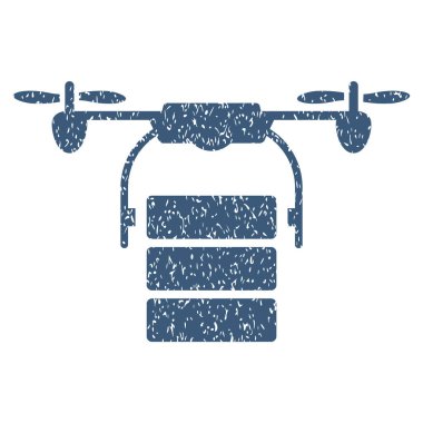 Kargo uçağı grenli doku simgesi