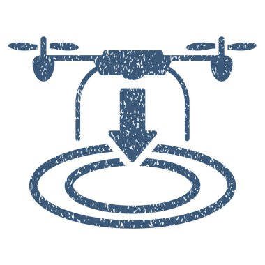 Uçağın iniş grenli doku simgesi