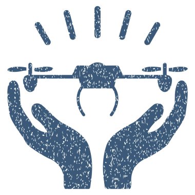 Uçağın denize indirmek eller grenli doku simgesi