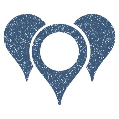 Harita işaretçiler grenli doku simgesi