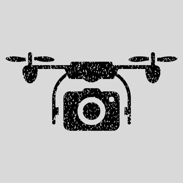 Câmera Drone Grainy Texture Icon —  Vetores de Stock