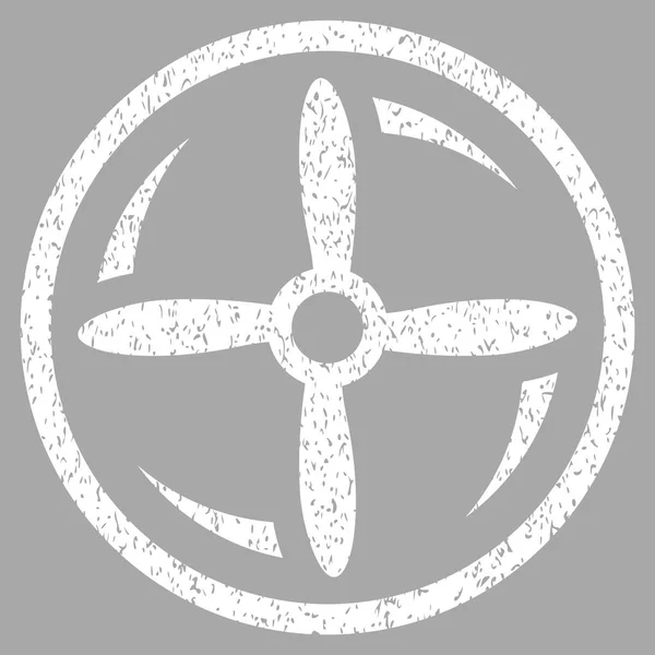 Drohne Schraube Rotation körnige Textur Symbol — Stockvektor
