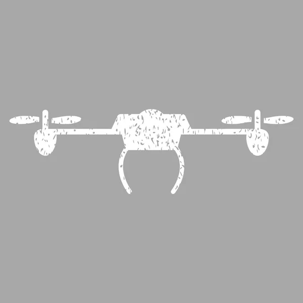 Drohne körnige Textur Symbol — Stockvektor