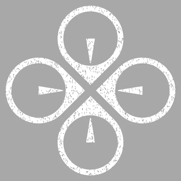 Volar Drone Grainy Textura icono — Archivo Imágenes Vectoriales