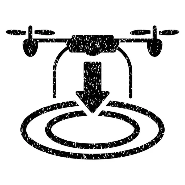 Uçağın iniş grenli doku simgesi