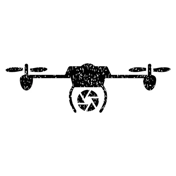 Затвор Шпигун повітряний дрон Гранітна текстура піктограма — стоковий вектор