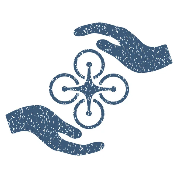 Hava helikopter bakım el grenli doku simgesi