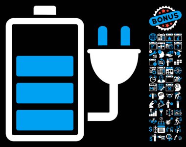 Bonus ile şarj pil simgesi