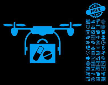 Bonus ile Airdrone eczane teslim simgesi