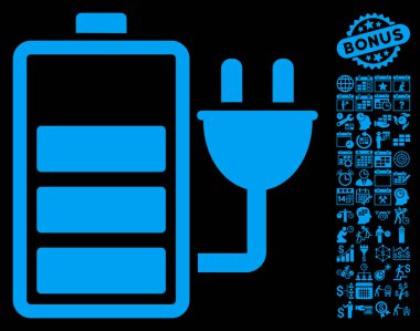 Bonus ile şarj pil simgesi