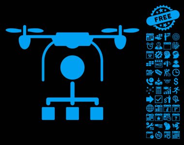 Bonus ile dron dağıtım simgesi