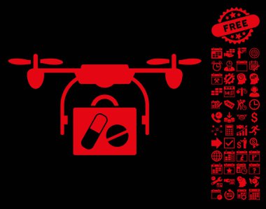 Bonus ile Airdrone eczane teslim simgesi